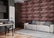 Stacked Slate Brown 3D PVC Wall Panels for Interior Decor, Bathrooms, Lobbies (10-Pieces)