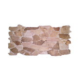 Cladding Sandstone 3D PVC Wall Panels for Interior Decor, Bathrooms, Lobbies (10-Pieces)