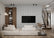 White Tile Black Seam 3D PVC Wall Panels for Interior Decor (10-Pieces)
