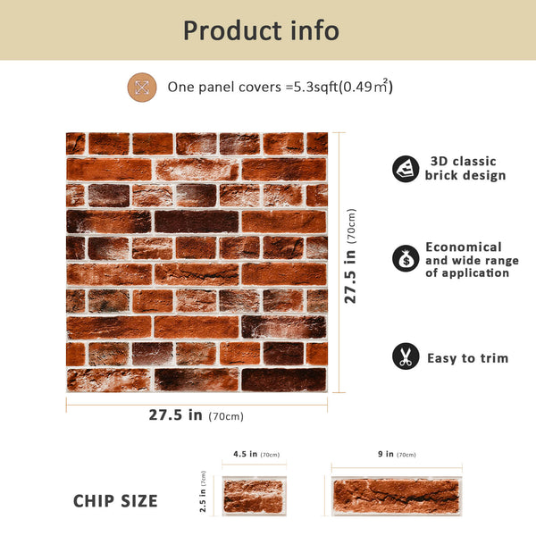 fake brick wall panels