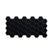 Black Hexagon 3D PVC Wall Panels for Interior Decor (10-Pieces)