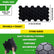 Black Hexagon 3D PVC Wall Panels for Interior Decor (10-Pieces)