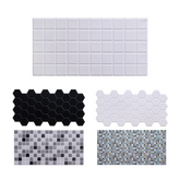 White Square Tile – 3D Wall Panels (10pcs | 53 Sq Ft)