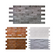 3D Wall Panels – Gray Brick