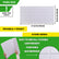 White Square Tile 3D PVC Wall Panels for Interior Decor, Bathrooms, Lobbies (10-Pieces)