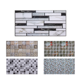 Mixed Marble White Tile – 3D Wall Panels (10pcs | 53 Sq Ft)