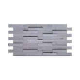 Birch Wood Tile 3D PVC Wall Panels for Interior Decor, Bathrooms, Lobbies (10-Pieces)
