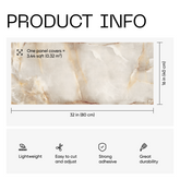 Lady Rossa Marble SXP Peel and Stick Backsplash Wall Panels (10-Pieces)
