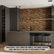 Shale Ochre 3D PVC Wall Panels for Interior Decor (10-Pieces)