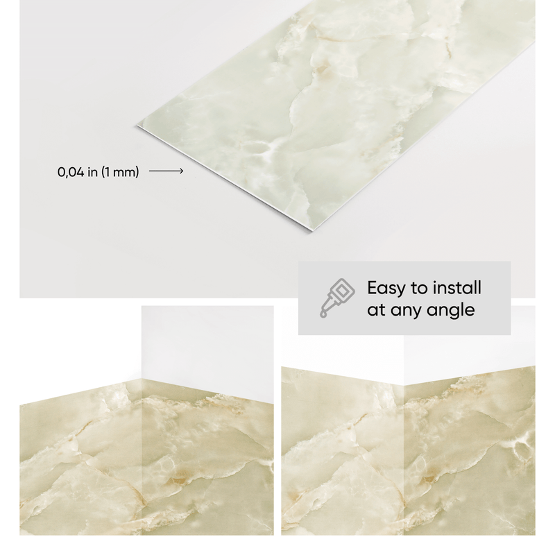 faux marble beige wall panel