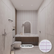 White Tile Pink Seam 3D PVC Wall Panels for Interior Decor (10-Pieces)