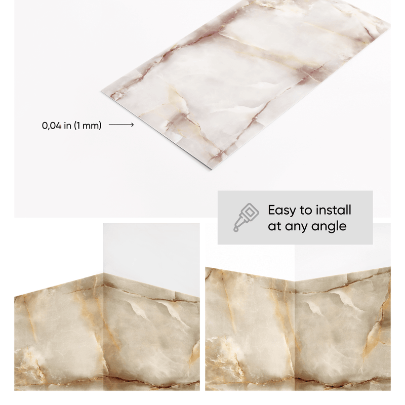 marble tiles adhesive wall panel