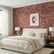 Peel & Stick Old Red Brick 3D PVC Wall Panels (5-Pieces)