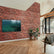 Peel & Stick Old Red Brick 3D PVC Wall Panels (5-Pieces)