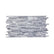 Stacked Slate Gray 3D PVC Wall Panels for Interior Decor, Bathrooms, Lobbies (10-Pieces)