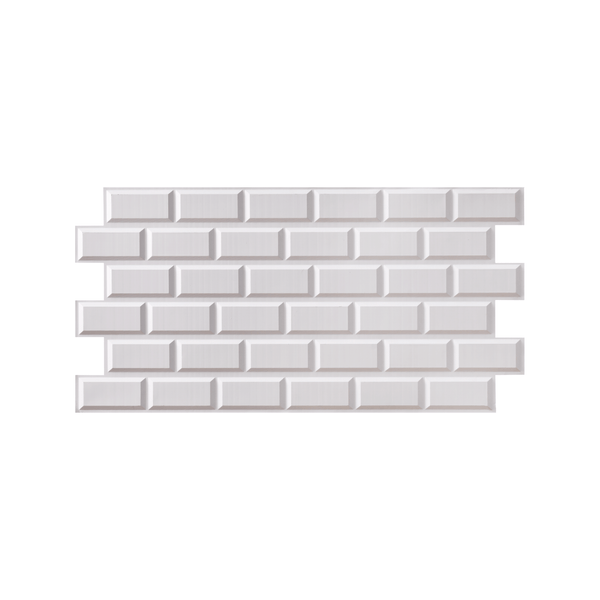 white brick walls