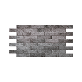 Gray Brick 3D PVC Wall Panels for Interior Decor (10-Pieces)